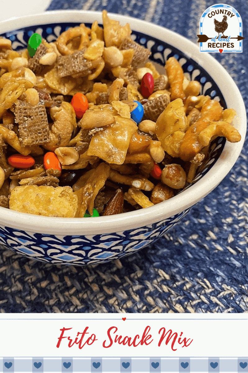 Pinterest Pin - Frito Snack Mix