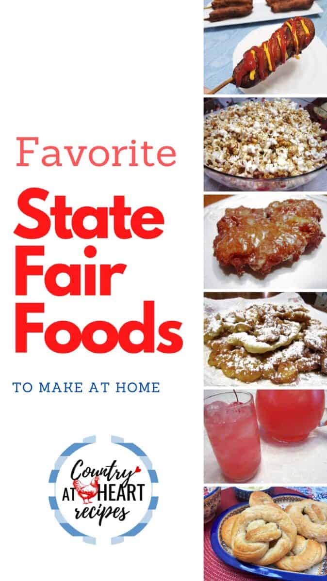 Pinterest Pin - Favorite State Fair Foods