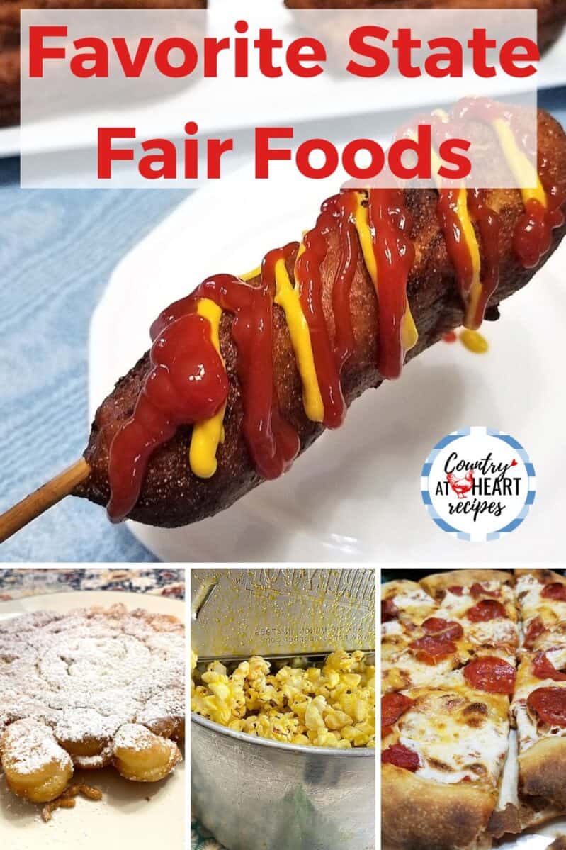 Pinterest Pin - Favorite State Fair Foods