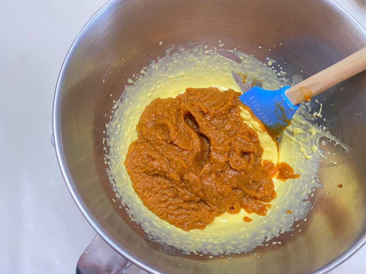 Stir Pumpkin Mixture into Pudding Mixture