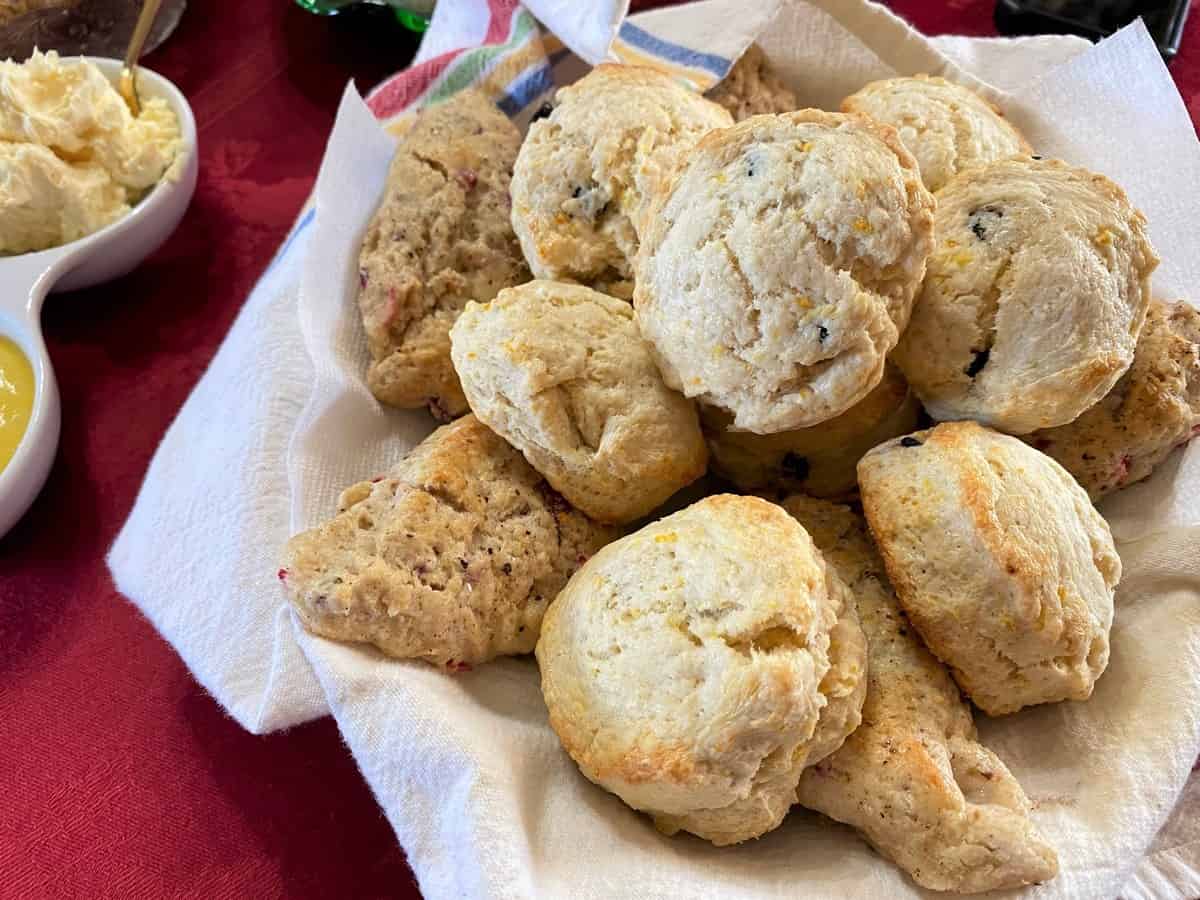 Serve Scones at a Tea Party with Honey Butter or Clotted Cream