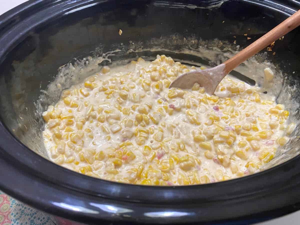 Slow-Cooked Creamed Corn