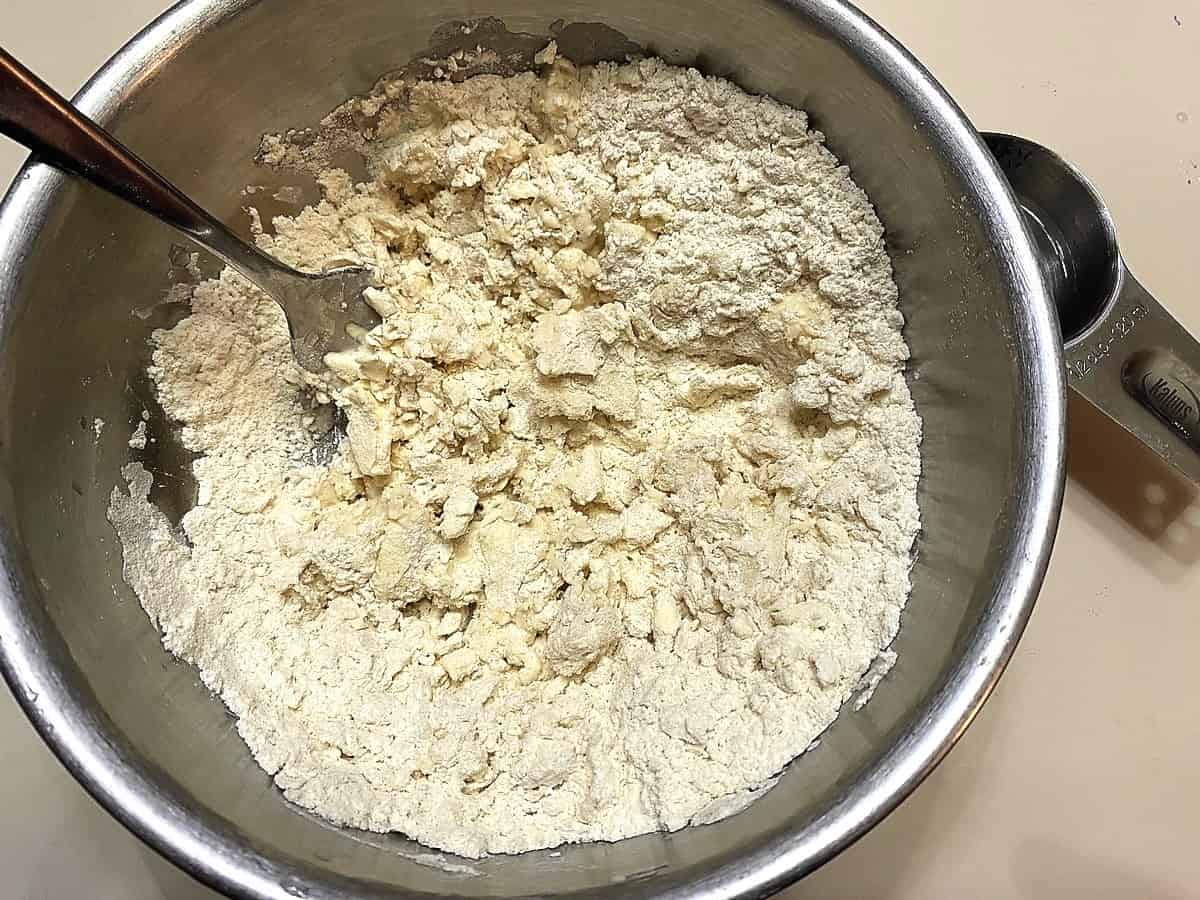 Cut in Butter to the Flour