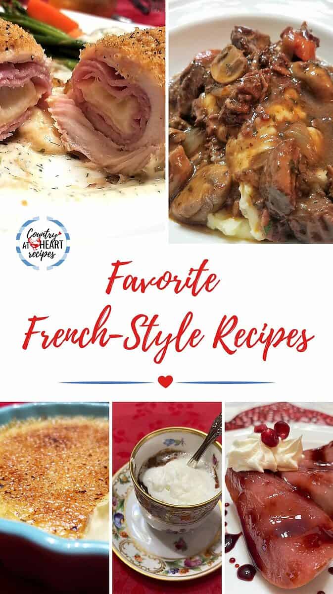 Pinterest Pin - Favorite French-Style Recipes