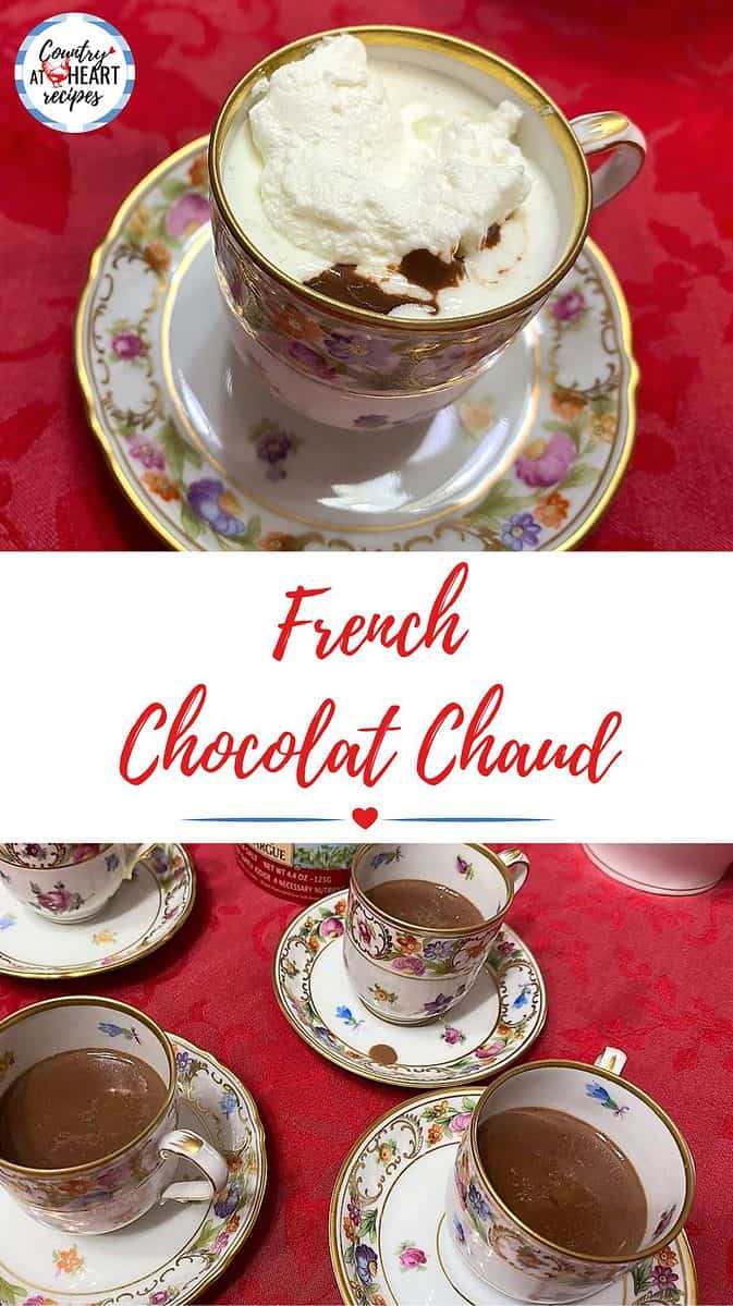Pinterest Pin - French Chocolate Chaud