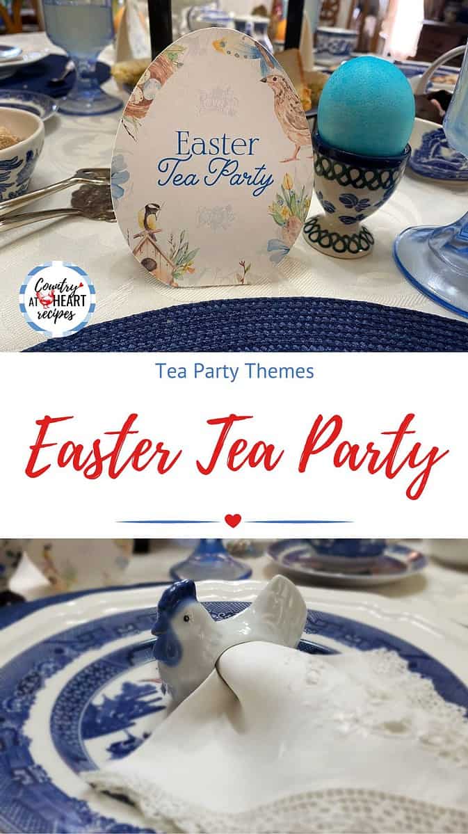 Pinterest Pin - Easter Tea Party