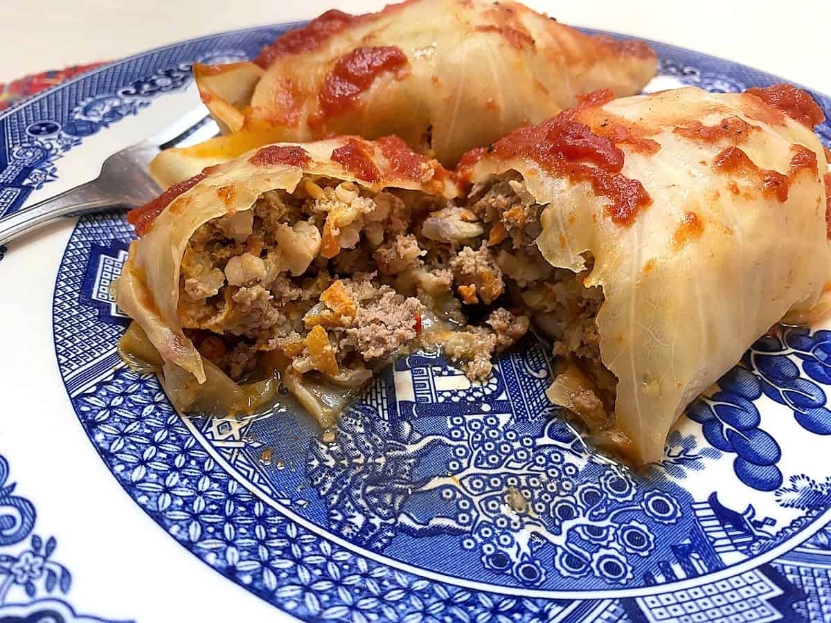 Serve Cabbage Rolls with Mixed Vegetables or Mashed Potatoes