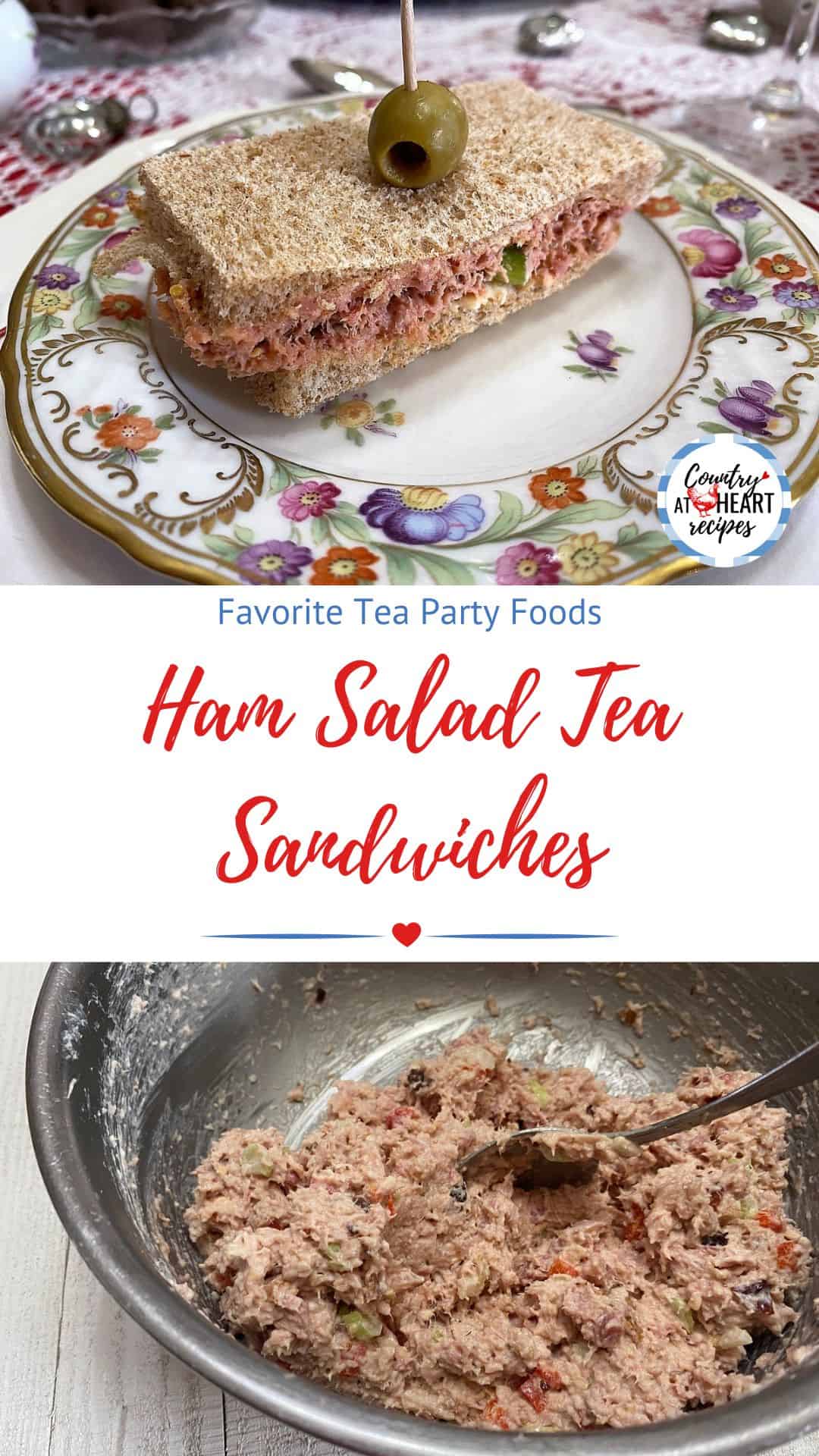 Ham Salad Tea Sandwiches Country at Heart Recipes
