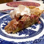 Featured Image - Recipe for Rhubarb Custard Crumble Pie