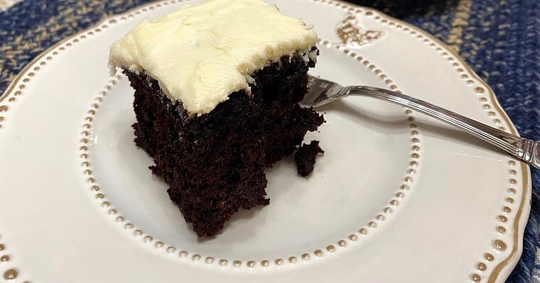 Devil’s Food Cake with Buttercream Frosting