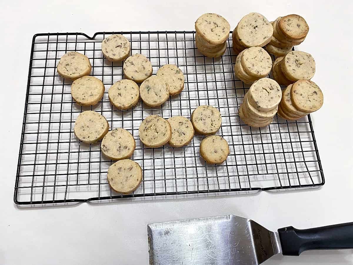 Allow Baked Shortbread to Cool on Wire Racks