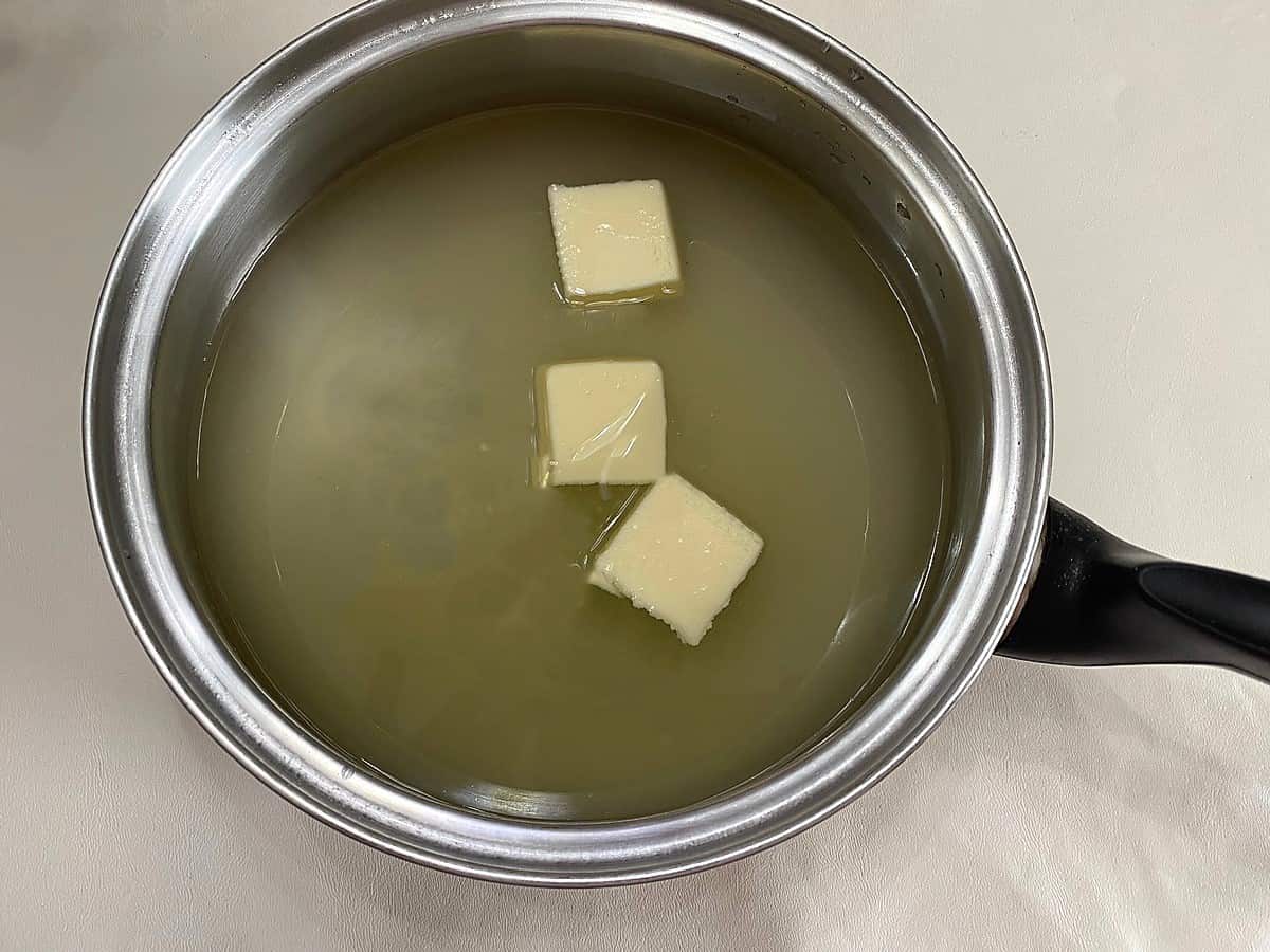 Melt Butter in Water, Lemon Juice, and Sugar