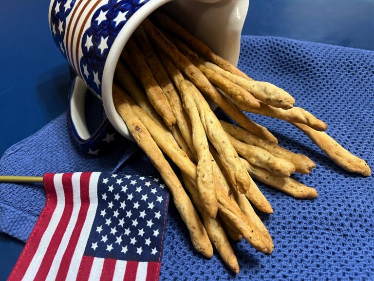 Featured Image - Recipe for Crunchy Sourdough Breadsticks (Grissini)