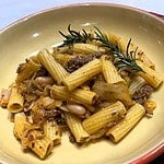 Featured Image - Recipe for Cabbage and Sausage Rigatoni