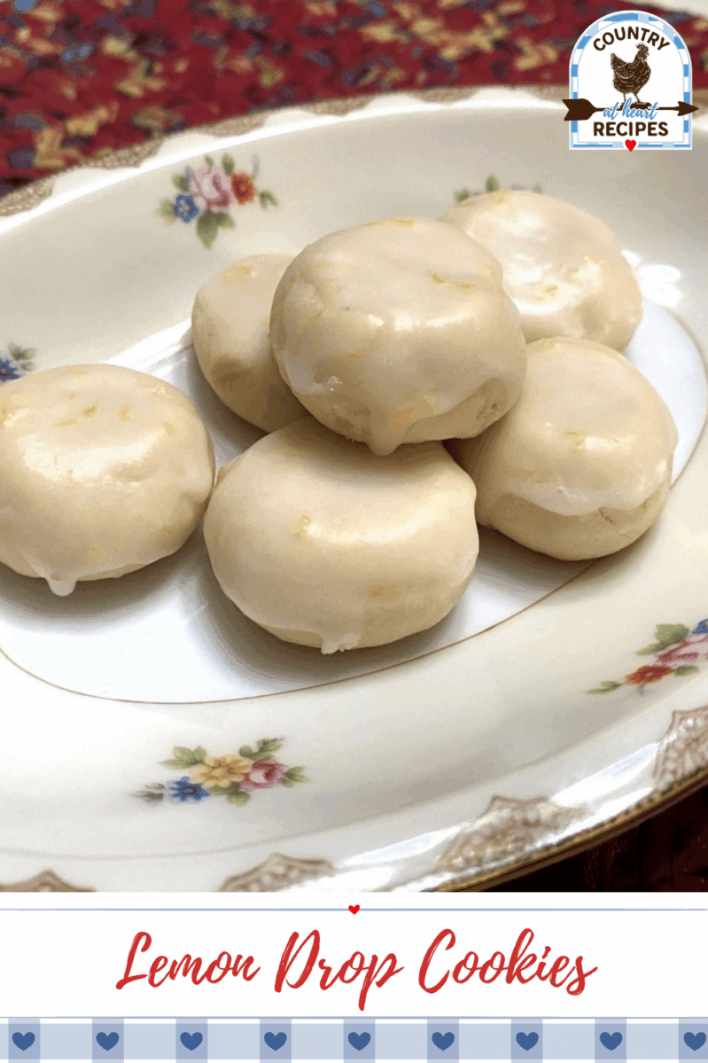Pinterest Pin - Lemon Drop Cookies