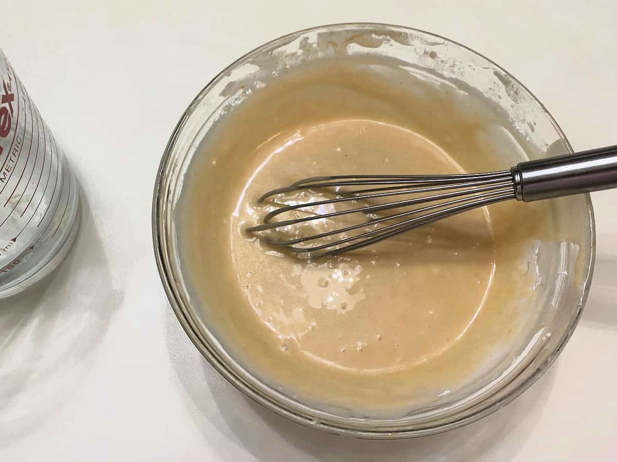Whisk Icing Ingredients Together until Mixed Well