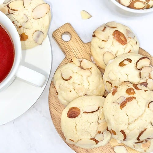 Featured Image - Guest Post Recipe for Chinese Almond Cookies