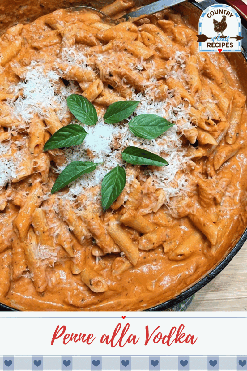 Pinterest Pin - Penne alla Vodka