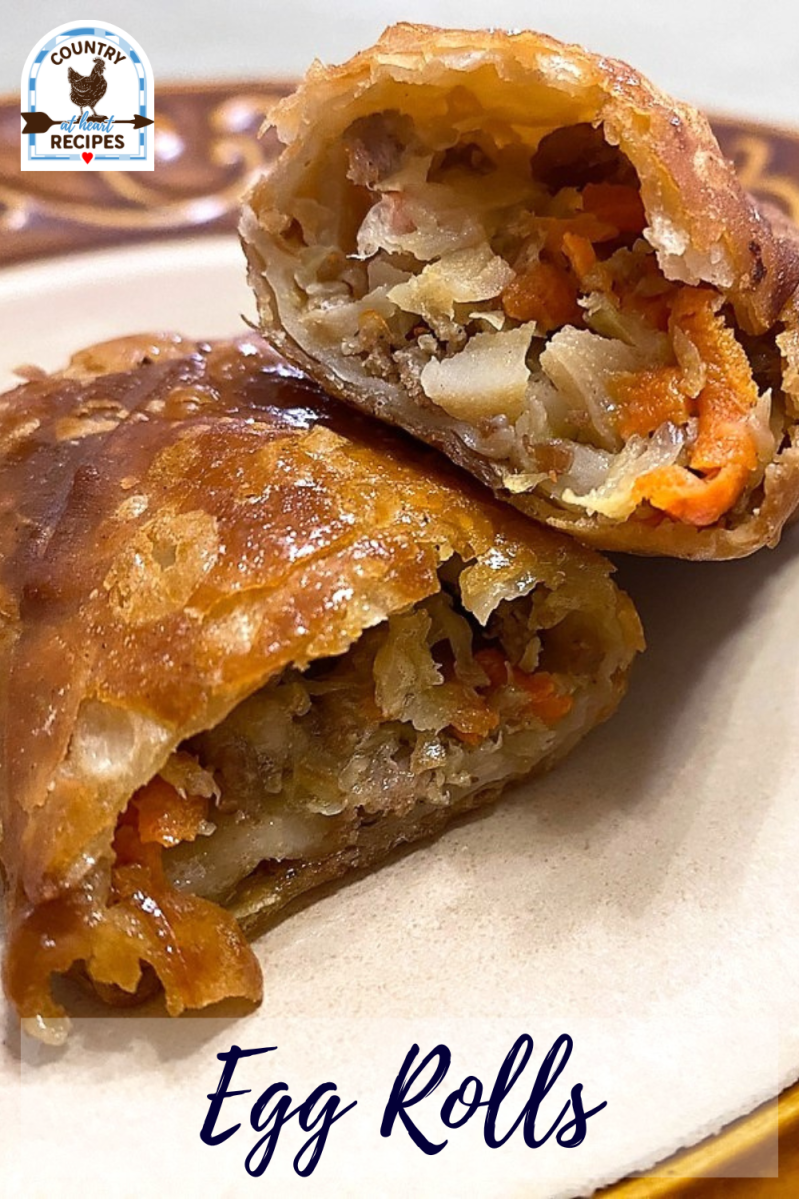 Pinterest Pin - Egg Rolls