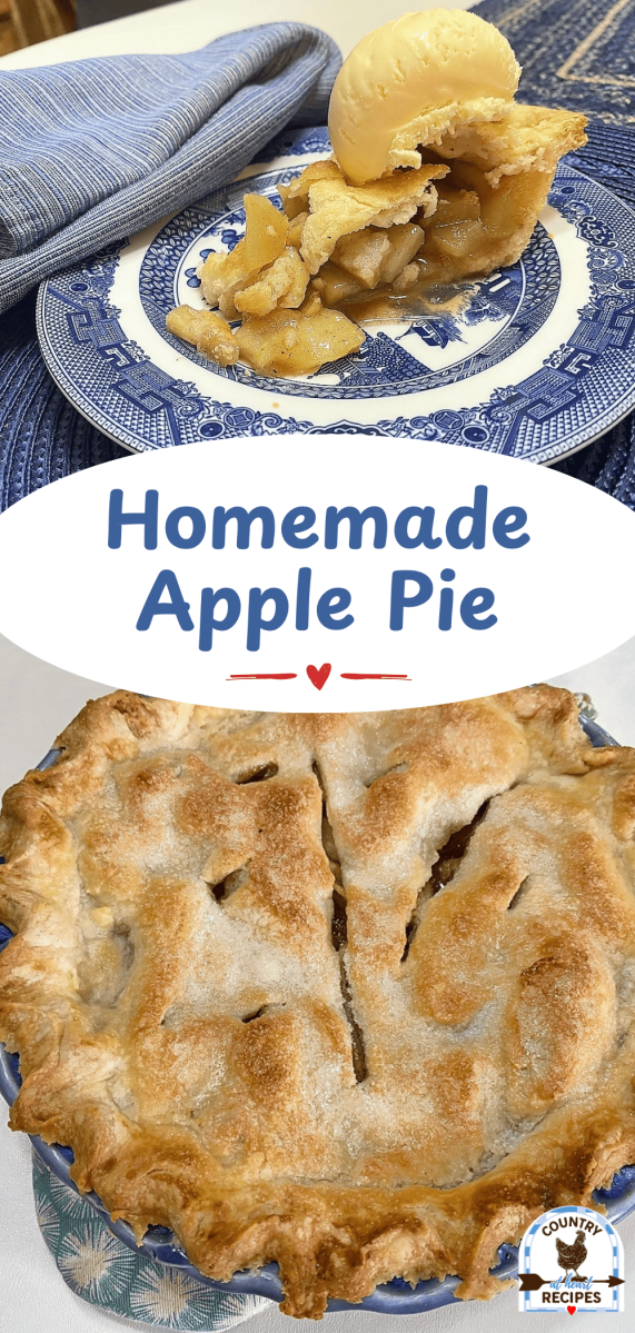 Pinterest Long Pin - Homemade Apple Pie