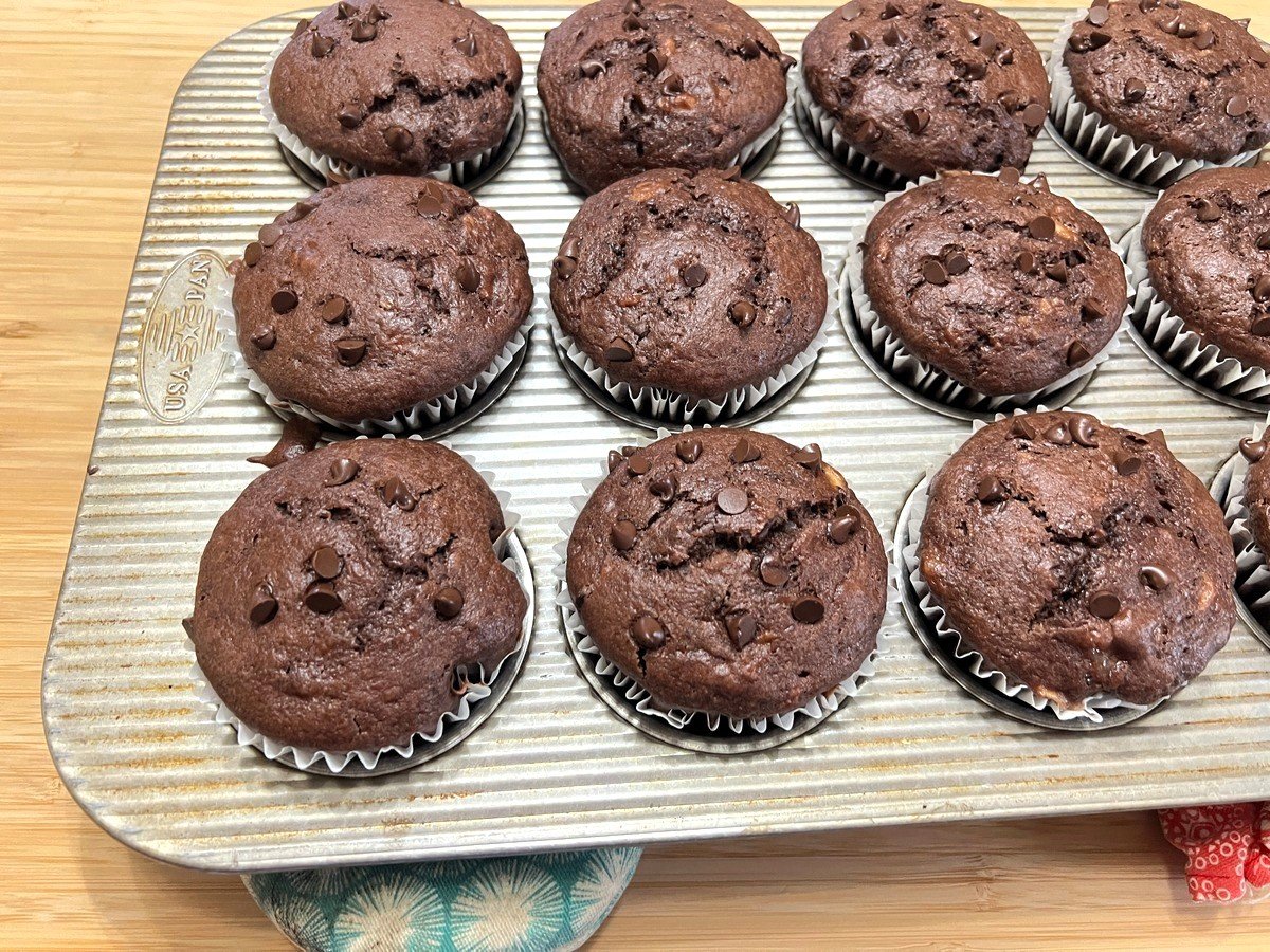 Bake Muffins Until They Test Done in the Center