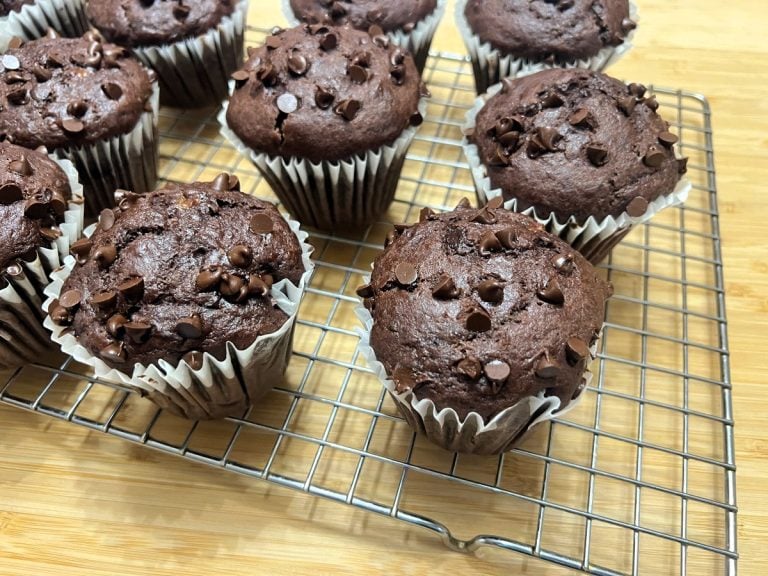 Featured Image - Recipe for Sourdough Chocolate Banana Muffins