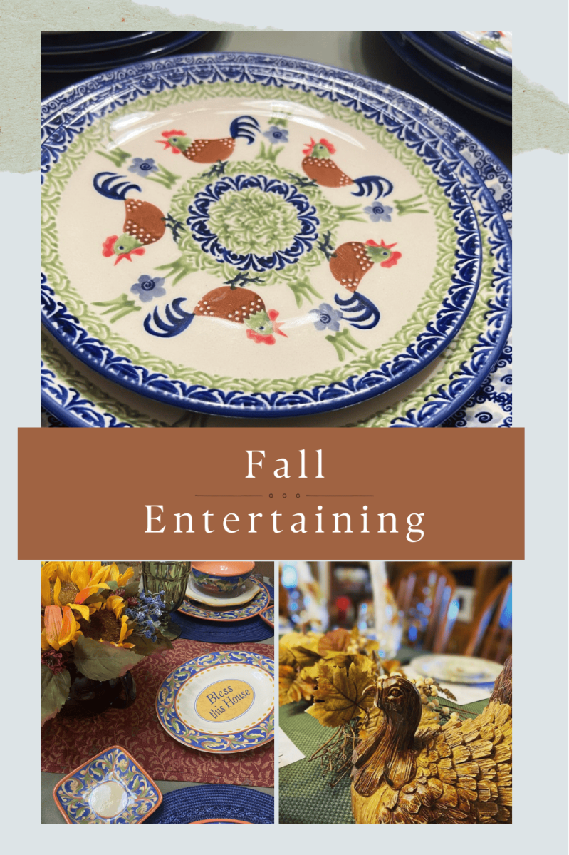 Fall Entertaining - Setting a Table