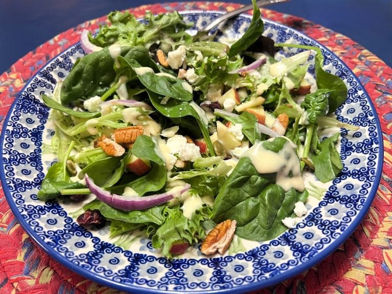 Featured Image - Apple Pecan Salad with Yogurt Dressing