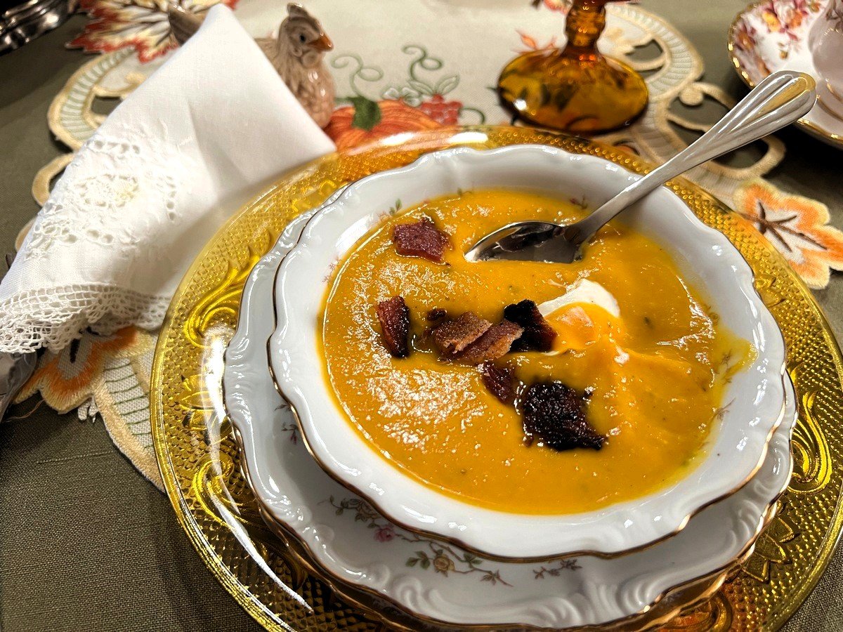 Butternut Squash at Autumn Tea Party