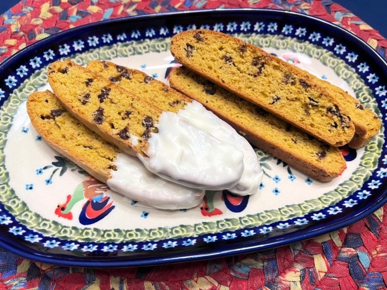 Pumpkin Chocolate Chip Biscotti