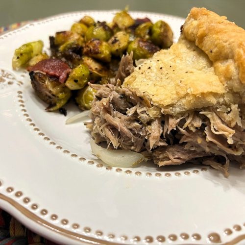 Featured Image - Savory Pork and Onion Pie