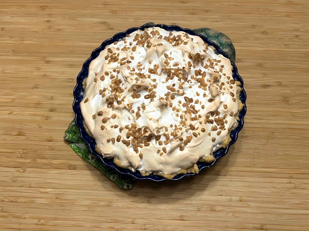 Bake Meringue until it turn a golden brown
