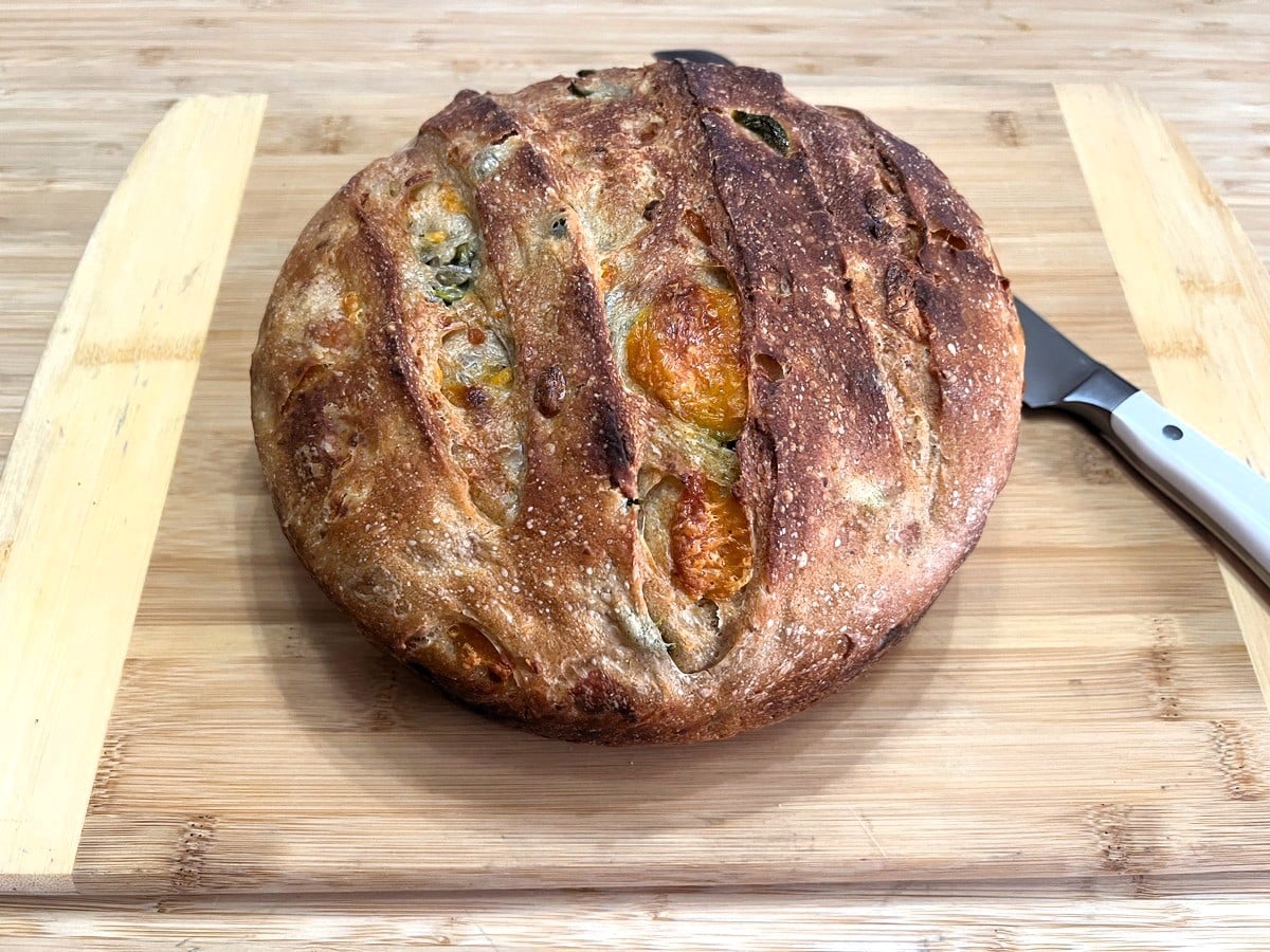 Featured Image - Recipe for Jalapeno Cheddar Sourdough Bread