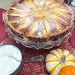 Featured Image - Recipe for Almond Pear Tart with Amaretto Cream